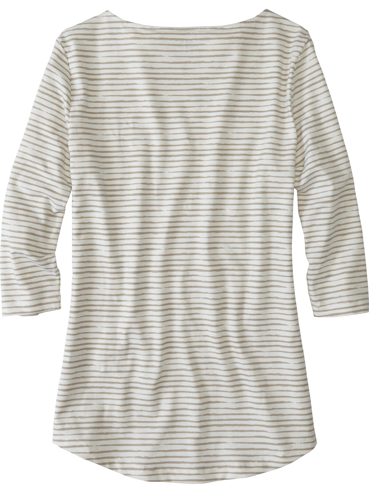 3/4 Sleeve Scoop Neck Top Mettle Stripe | Title Nine