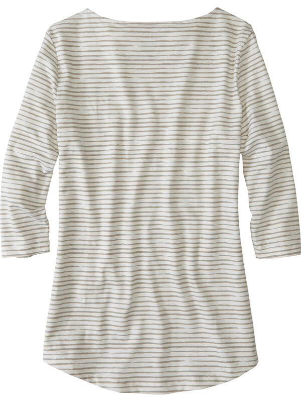 Mettle 3/4 Sleeve Top - Painted Stripe, , original