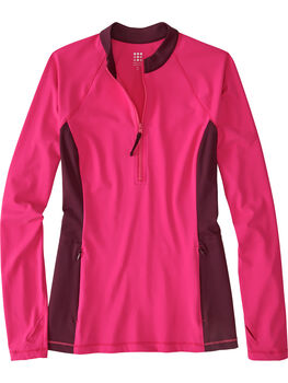 Sunbuster 1/4 Zip Long Sleeve Sun Shirt - Solid