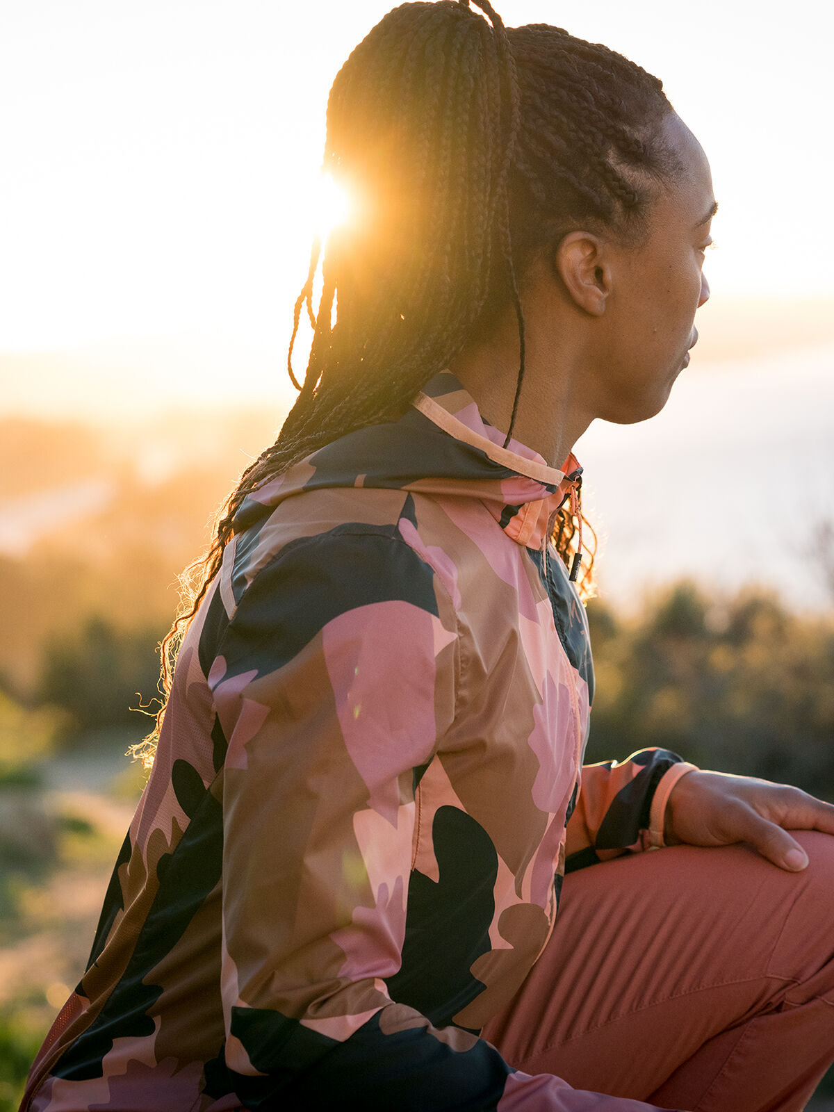 Packable outlet hiking jacket
