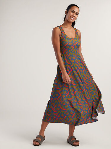 Liberty Twist Midi Dress