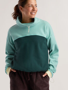 Deso Supply Co. Women’s Cowl Neck Fleece Pullover