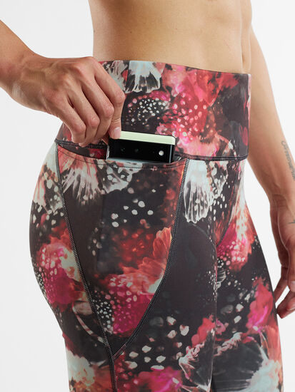 Mad Dash Reversible 7/8 Running Tights - Glacier Meadows, , original