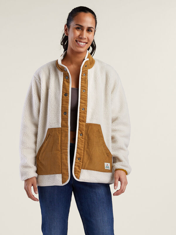 Clover Sherpa Fleece Jacket, , original