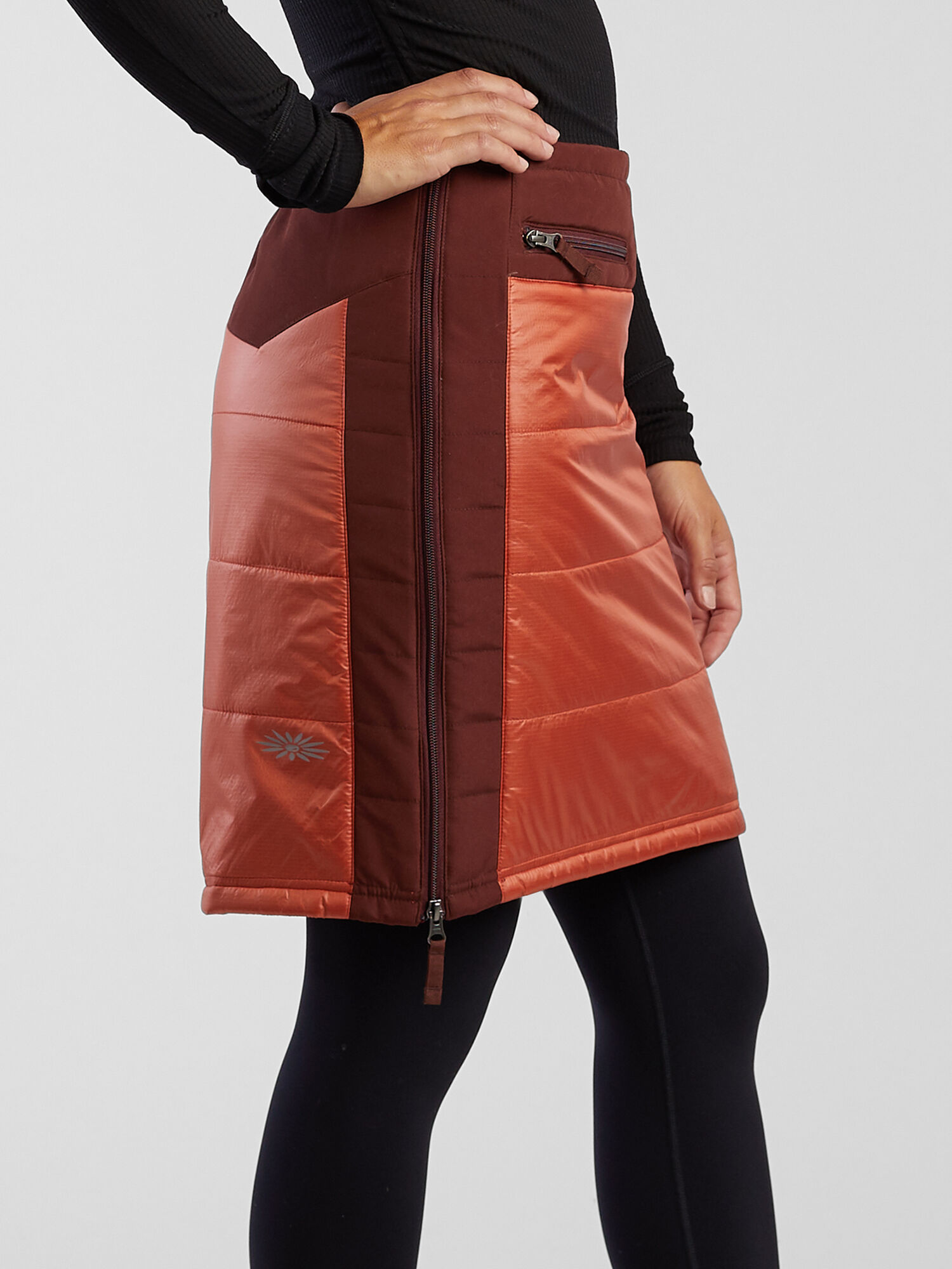 Bun Warmer Quilted Midi Skirt, , original