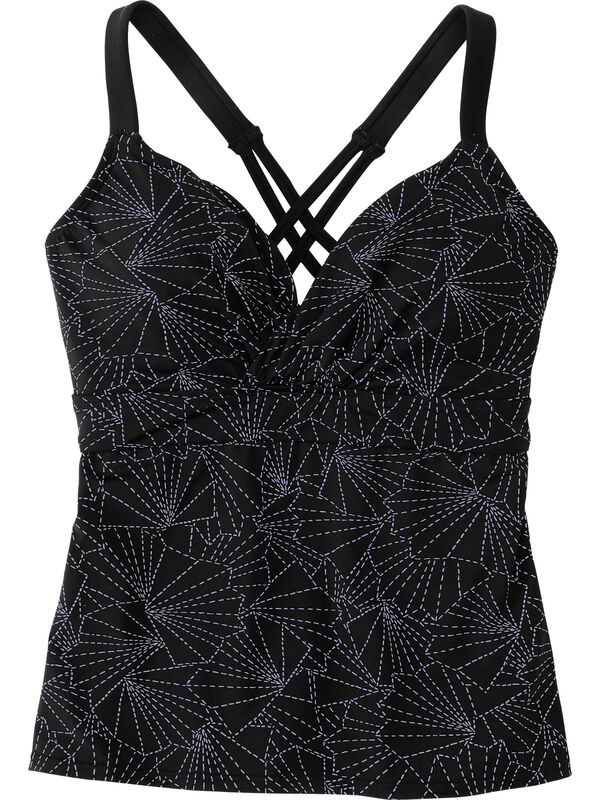 Metis Underwire Tankini Top - Sashiko, , original