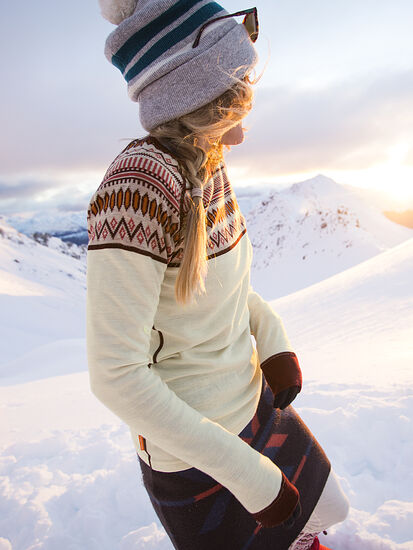 Scandi Long Sleeve Top, , model