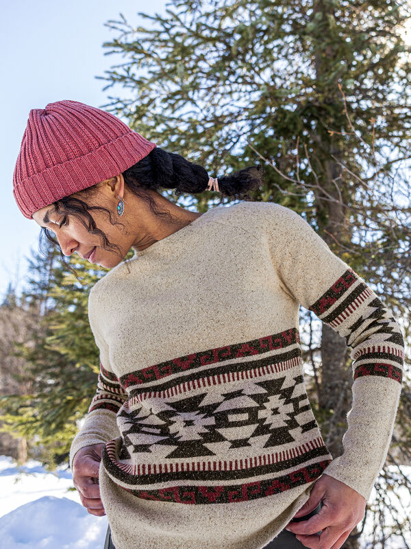 Por Vida 2.0 Sweater - Hermosa Stripe, , model