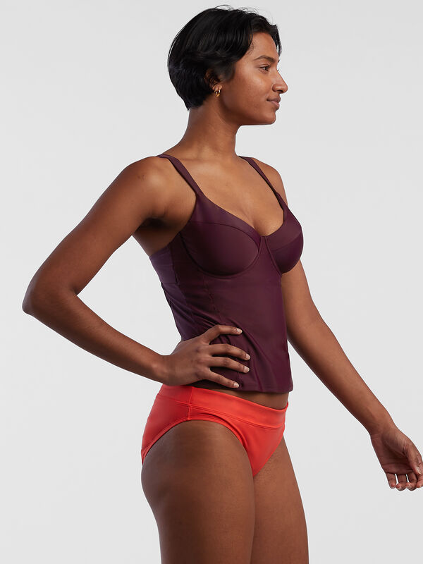 Bodacious 2.0 Underwire Tankini Top - Solid, , original