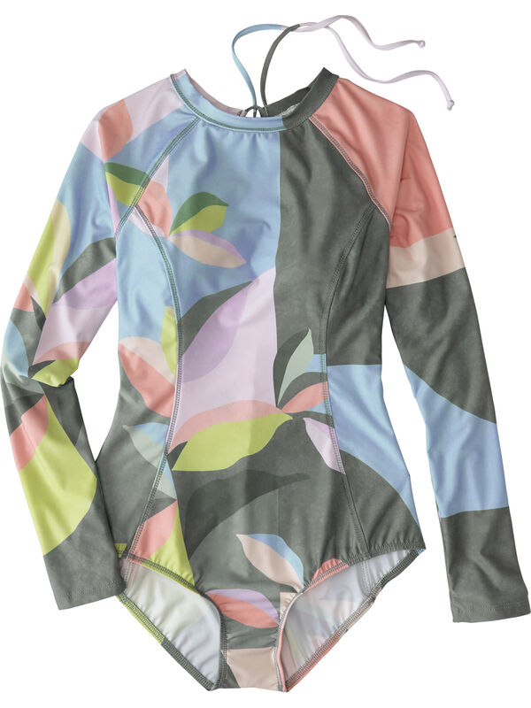 Zenith Long Sleeve One Piece Swimsuit - Montego Bay, , original