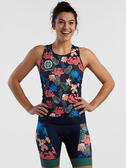 Ride Relentless Cycling Tank Top - Peach Blossom