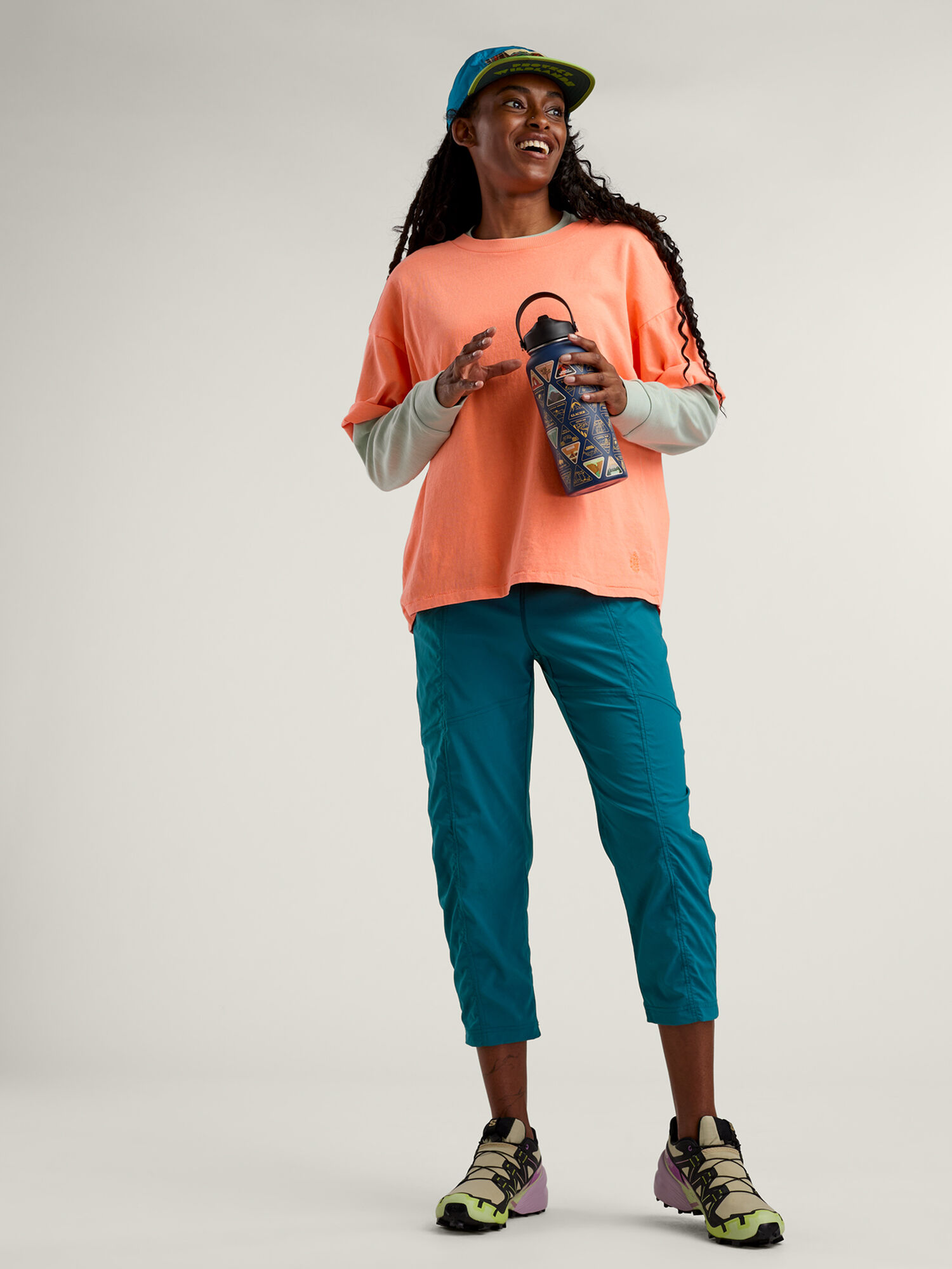 Evergreen Hiking Capris, , original