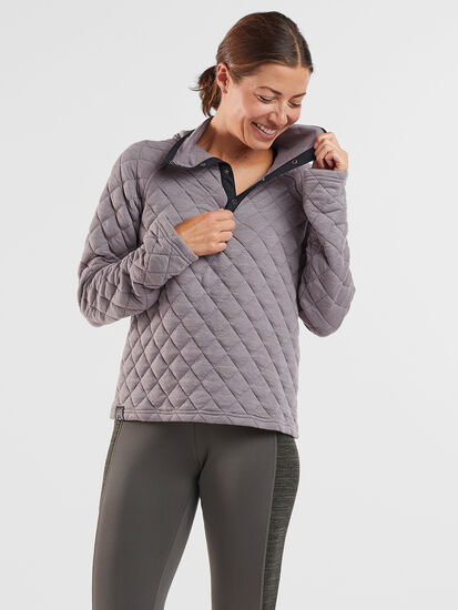 Power Up Quilted Snap Pullover, , original