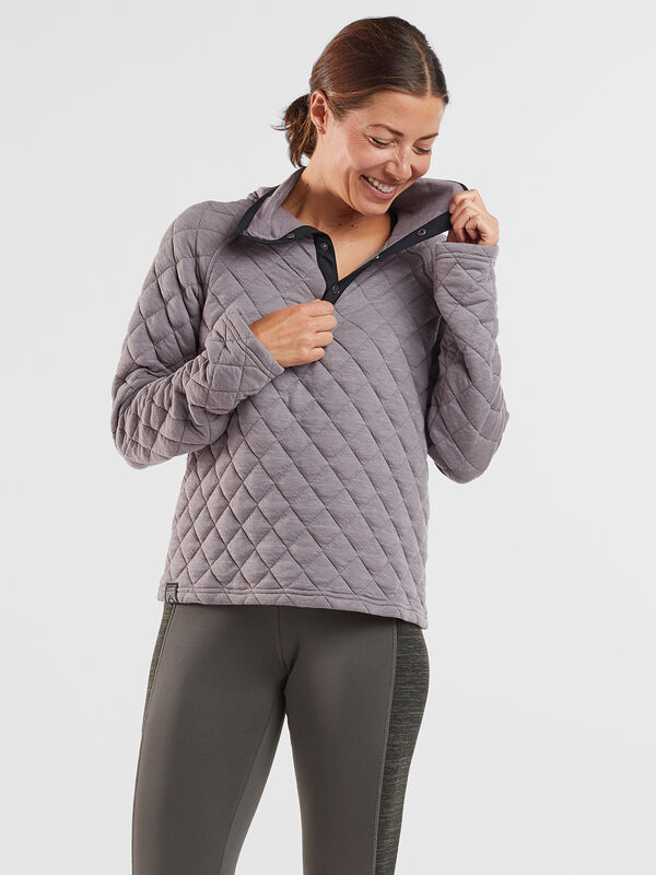 Power Up Quilted Snap Pullover, , original