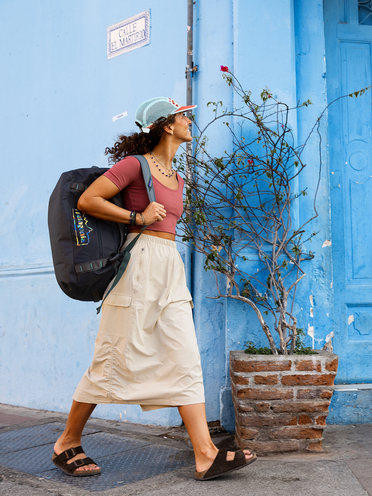 Limitless Cargo Midi Skirt, , model