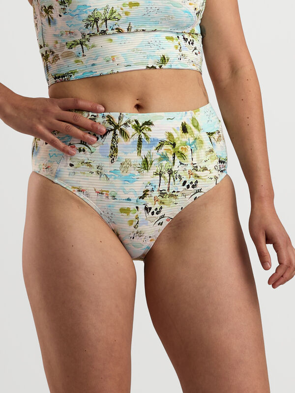 Nani Women&rsquo;s High Rise Bikini Bottom with Pockets