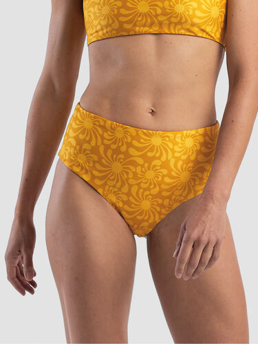 Lucky High Waisted Bikini Bottom - Soleil