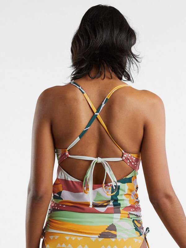 Capitola Underwire Tankini Top - Terra, , original