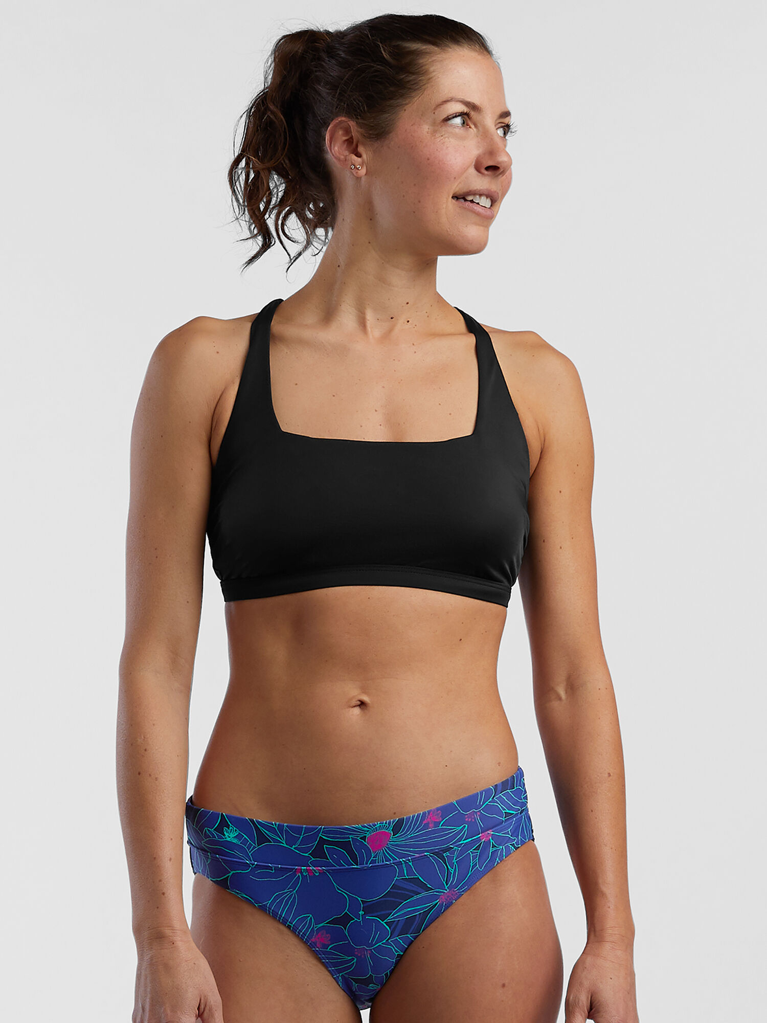 Hana Bikini Top - Solid, Black, original