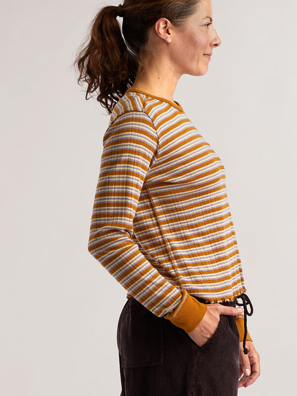 Foothill Pointelle Long Sleeve Crew, , original