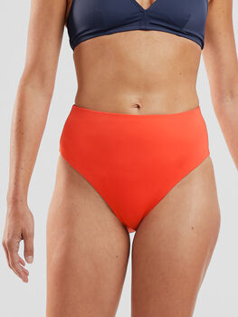 Streamline High Waisted Bikini Bottom - Solid
