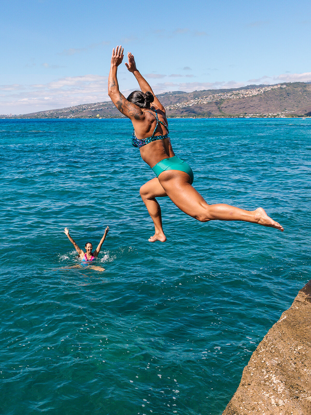 Sporty Bikini Top: Hanalei - Veranda | Title Nine