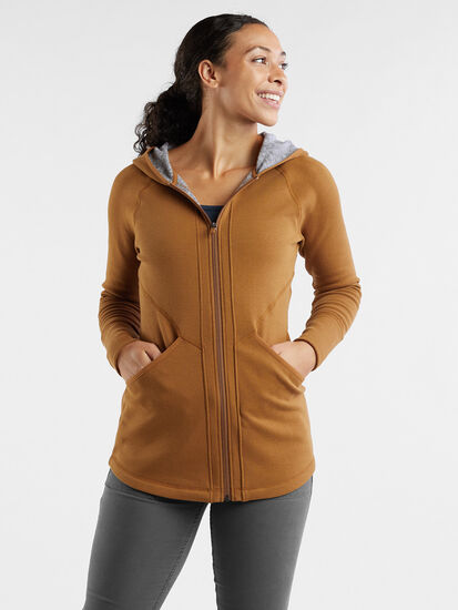 Mighty Full Zip Tunic Hoodie, , original