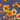 Samba Skirt, Blue Shadow Daisy Print, swatch