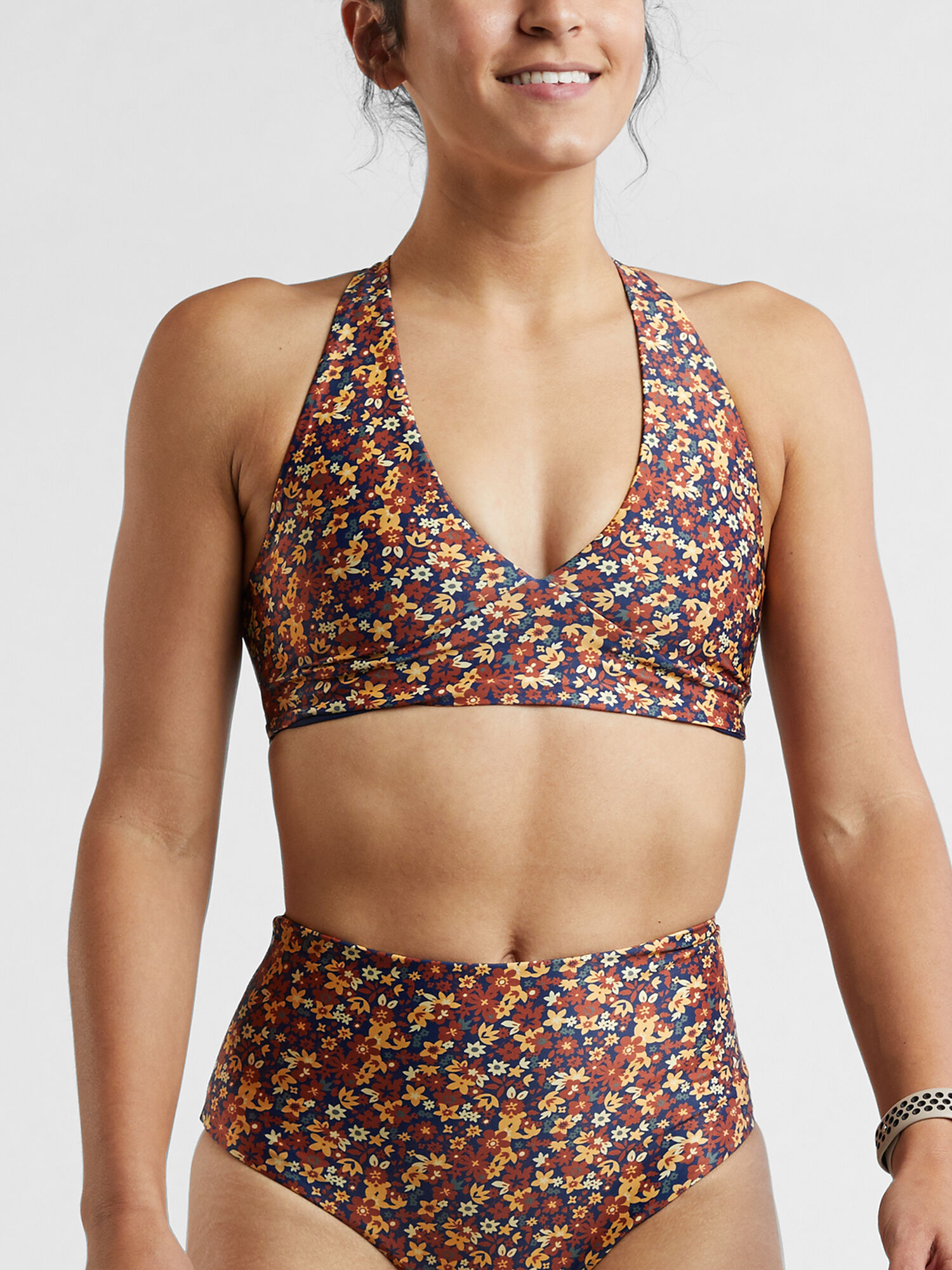 Chameleon Bikini Top - Paprika Floral, , original