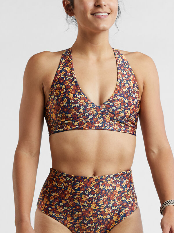 Chameleon Bikini Top - Paprika Floral, , original