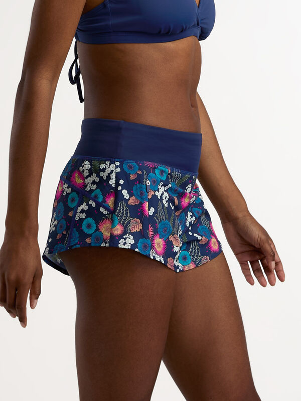 Women&rsquo;s Swim Shorts with Built-In Brief Wahine - Aruba