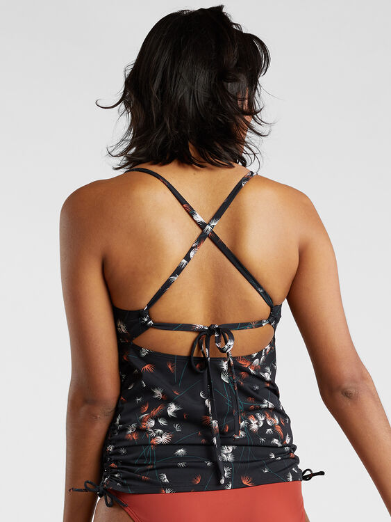 Capitola Underwire Tankini Top - Feather Floral, , original