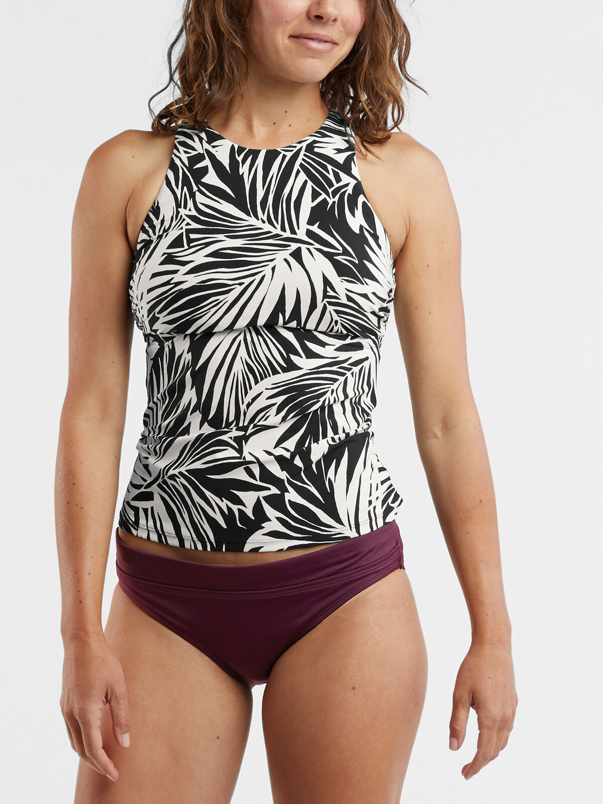 High deals neck tankini