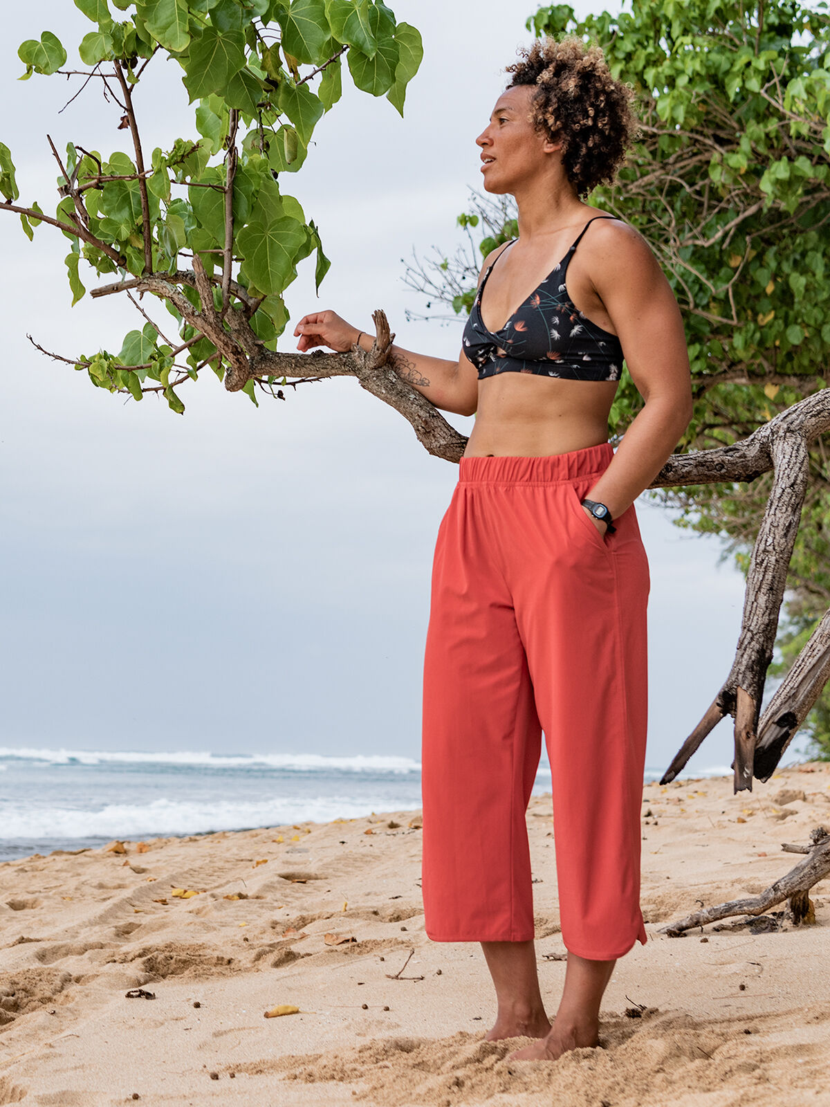 Wide leg capri pants store