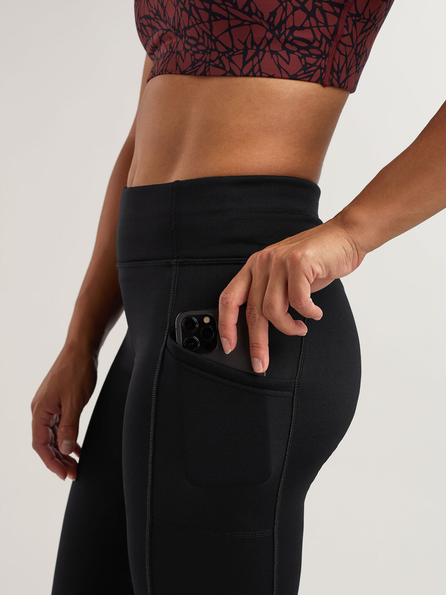 Crash Fleece Lined Tights - Long, , original