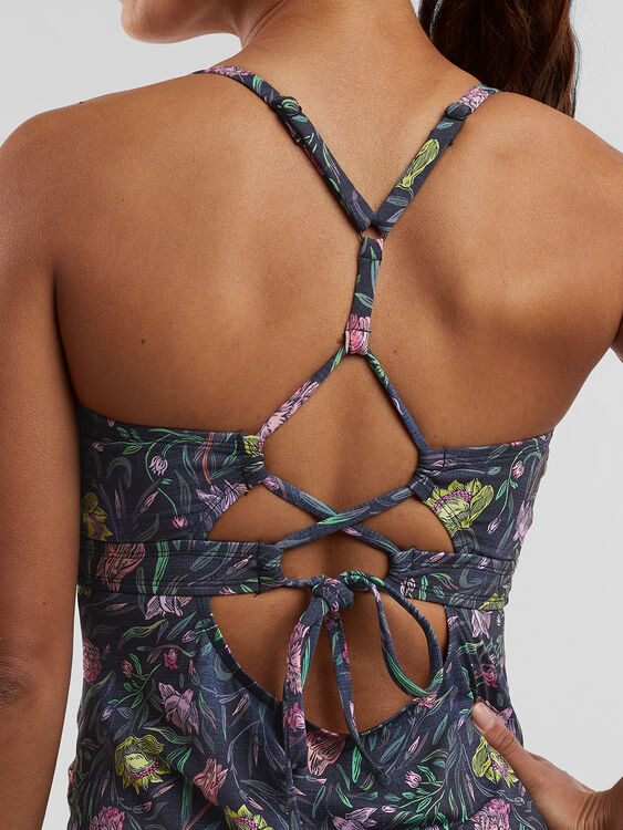 Tidal Rave Underwire Tankini Top - Montmartre, , original