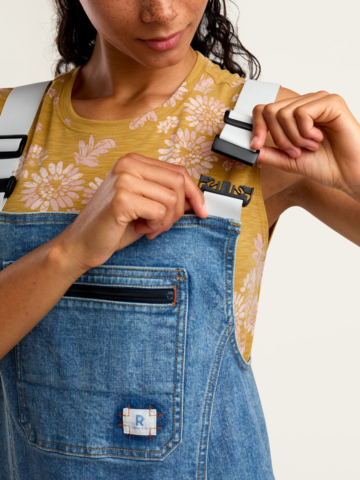 Arvo Jean Overall Dress, , original