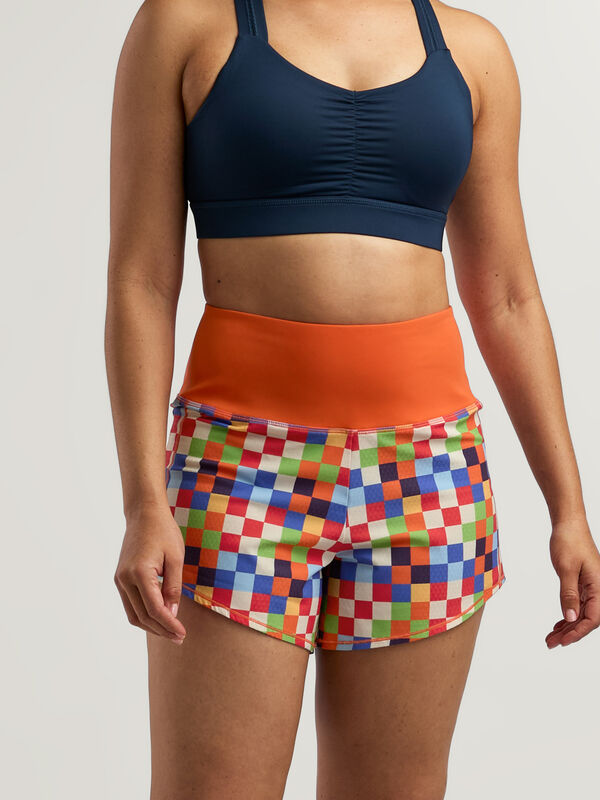 Oiselle High Waist 4" Obsession Running Shorts