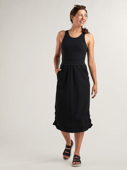 Built In Bra Dress: Limitless Midi