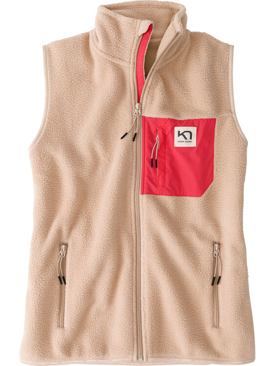 Kari Traa Women's Fleece Vest: Mirage