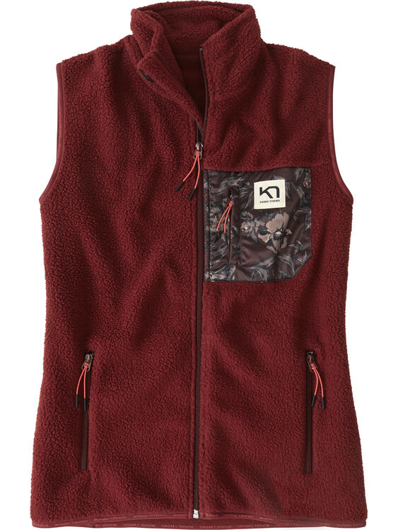 Kari Traa Women's Fleece Vest: Mirage