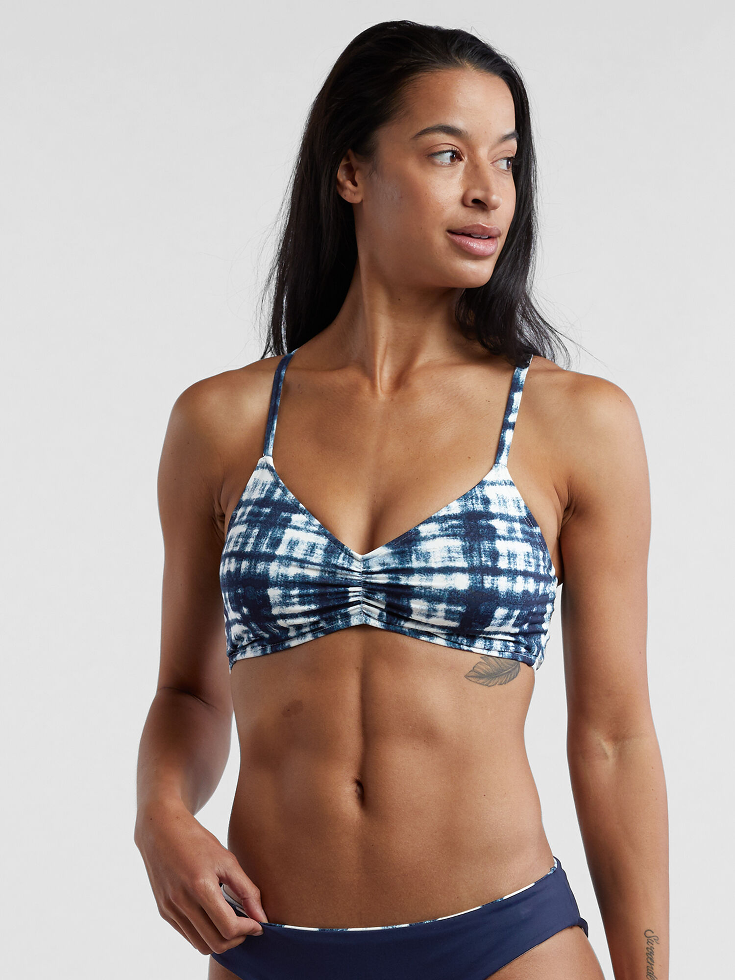 Capitola Underwire Bikini Top - Navy Tie Dye, , original