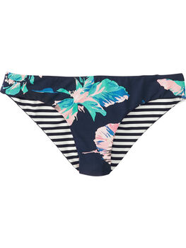 Tidal Reversible Bikini Bottom - Stargazer/Navy Stripe