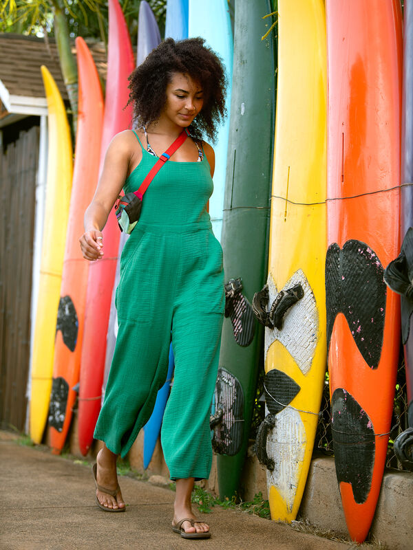 Beach Cover Up: Knox Gauze Jumpsuit