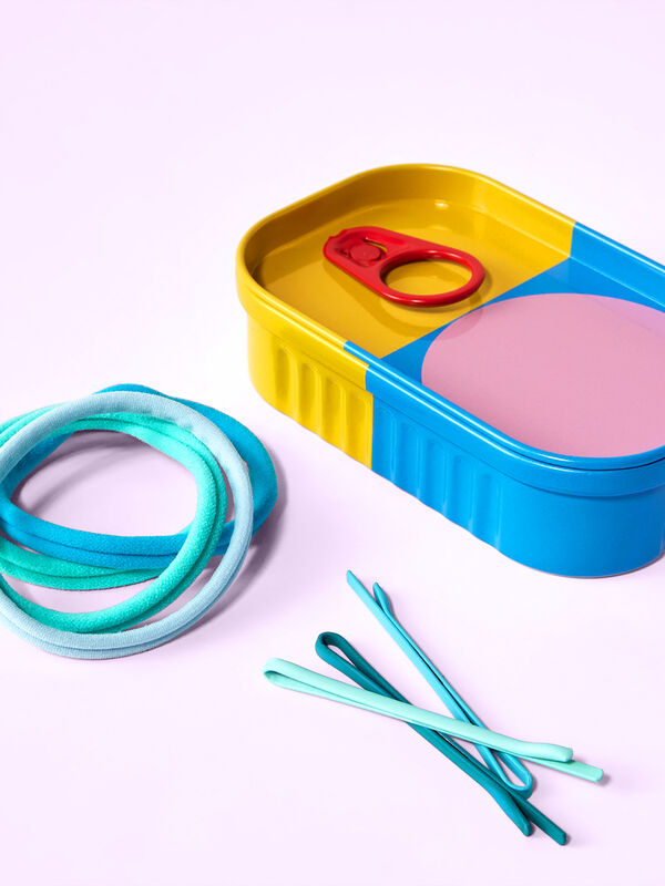 Tinned Goods Women’s Adventure Hair Tie & Bobby Pin Tin