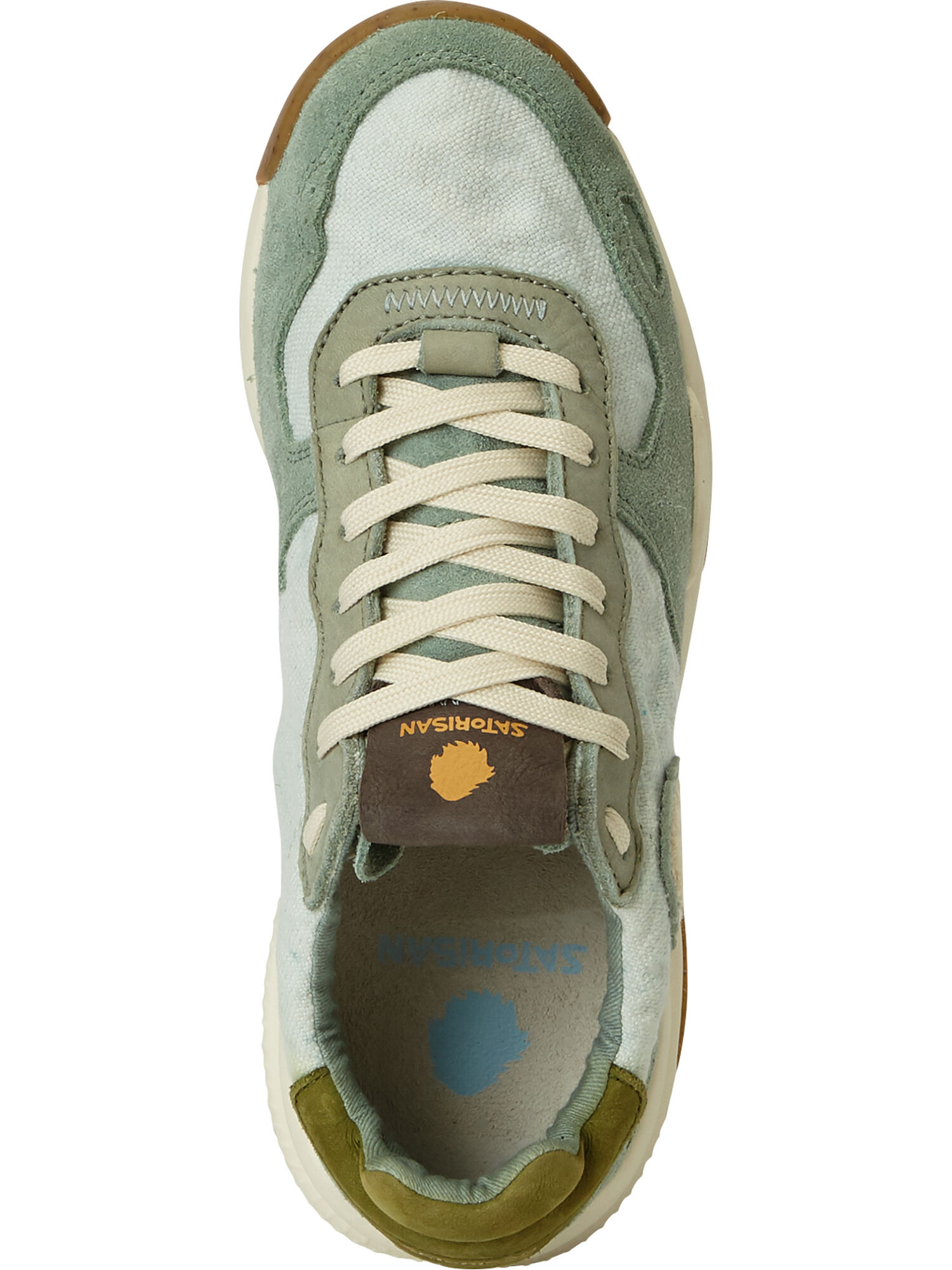 Satorisan Chacrona Linen 110108A255 - Sneaker Donna In Pelle E Tessuto, Colore Bianco