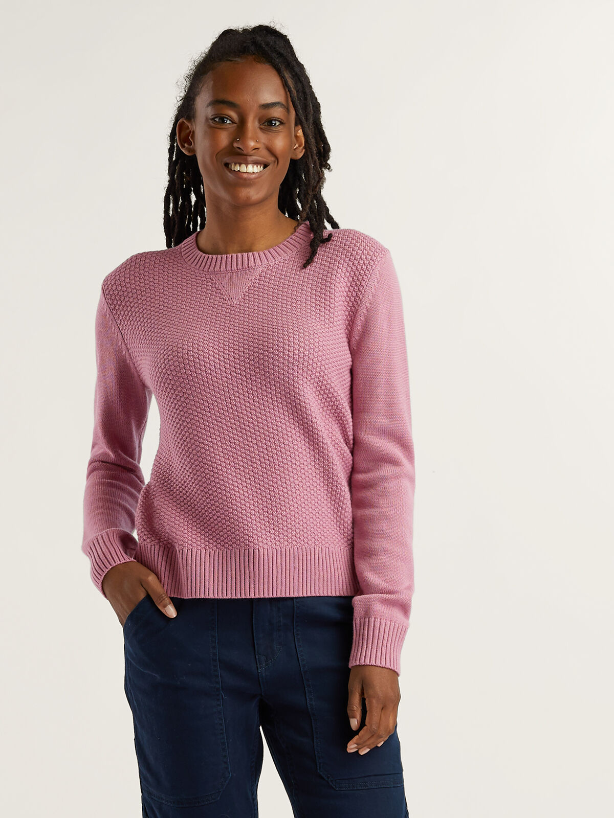 ニット/セーター AW19 IRENE  Merino Wool Knit Tops Aran Cable Knit Side Zip Deep Water Blue | The Sweater Shop