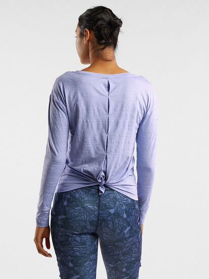Phoenix Pleat Back Long Sleeve Top, , original