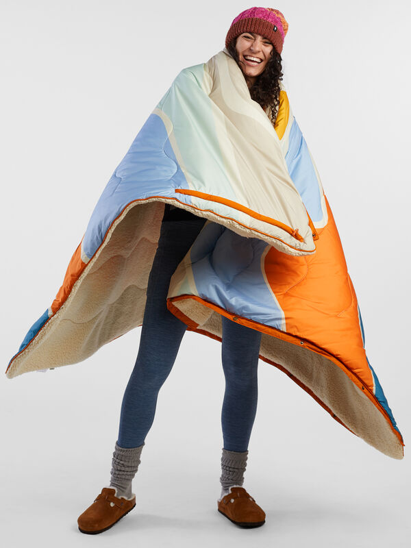 Cabin Recycled Sherpa Blanket, , model