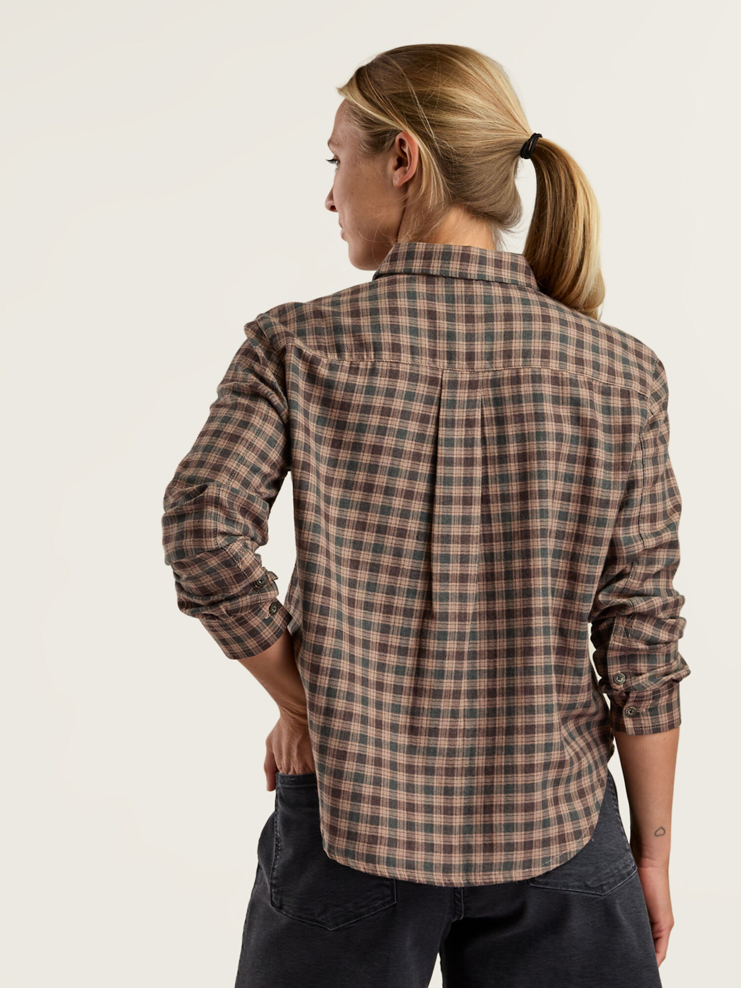 Plaiditude Cropped Shirt, , original